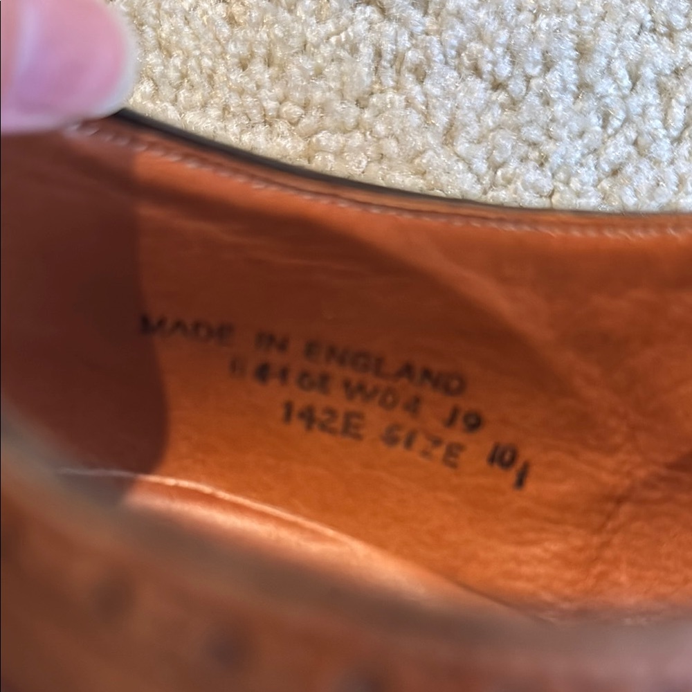 Barker Men's Brown Oxford Shoes 10.5 - Picture 3 of 7